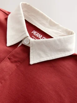 Red Snoopy Rugby Shirt