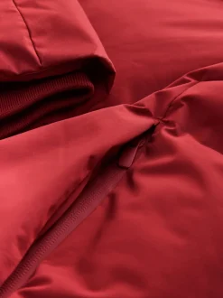 Red ThermoGen Shower Resistant Puffer Jacket