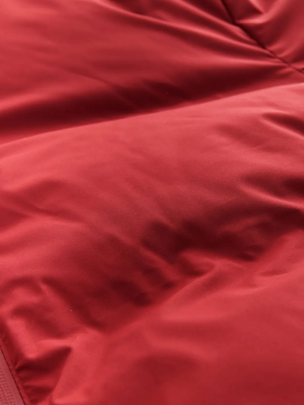 Red ThermoGen Shower Resistant Puffer Jacket