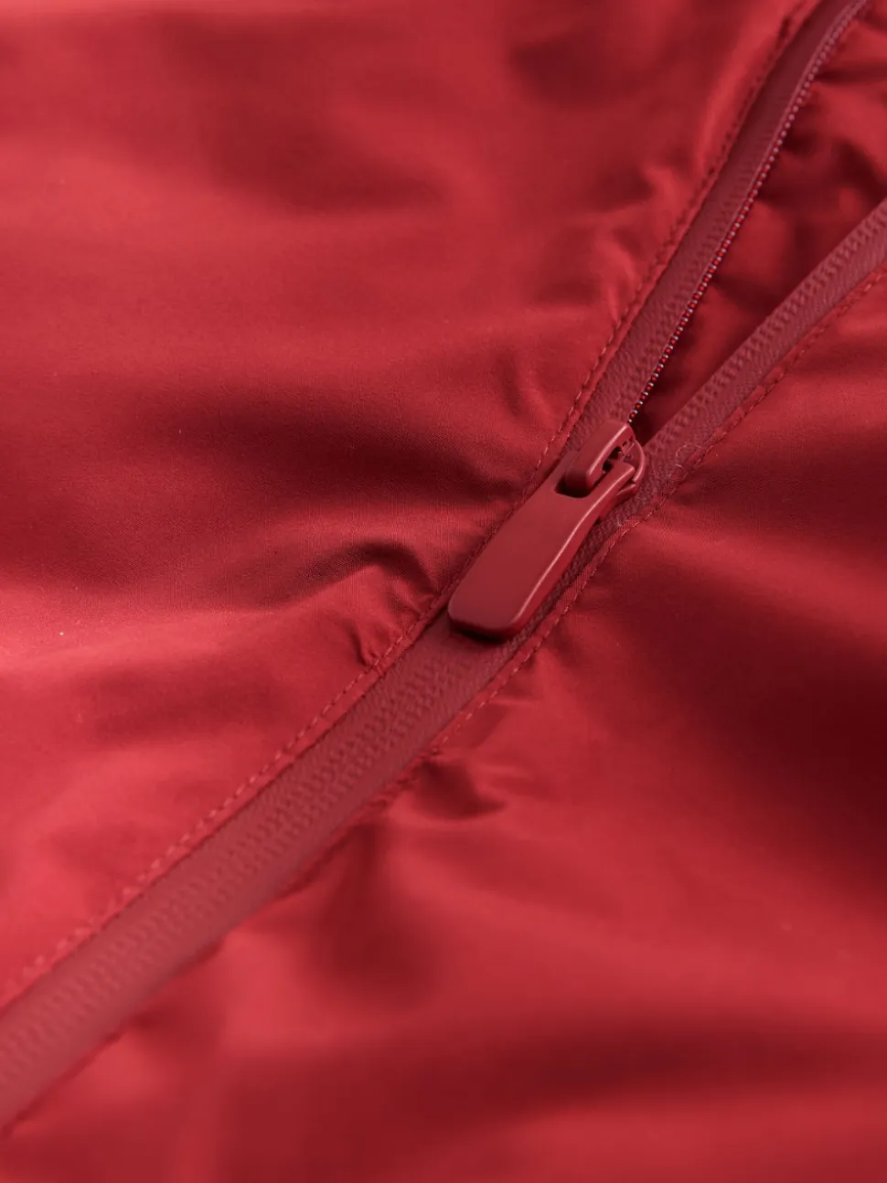 Red ThermoGen Shower Resistant Puffer Jacket