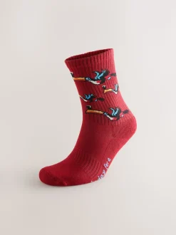 Red/Blue Guinness Licence Sports Socks 2 Pack