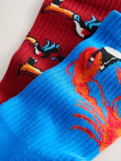 Red/Blue Guinness Licence Sports Socks 2 Pack