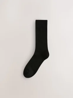 Red/Grey 7 Pack Cotton Rich Socks