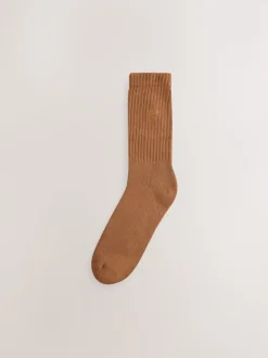 Red/Orange/Blue Stag Embroidered Heavyweight Socks 10 Pack