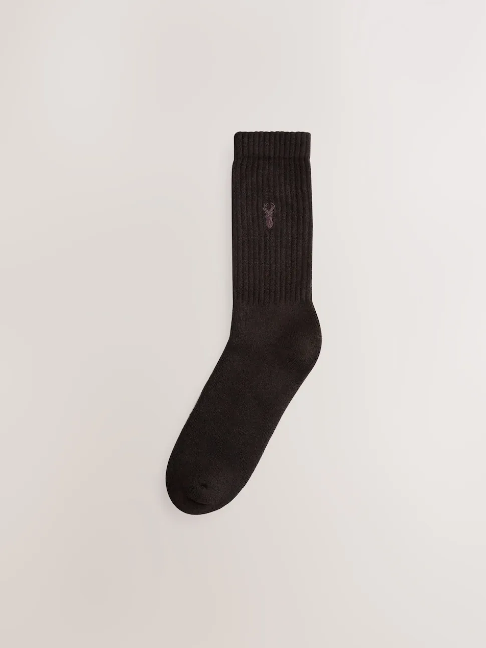 Red/Orange/Blue Stag Embroidered Heavyweight Socks 10 Pack