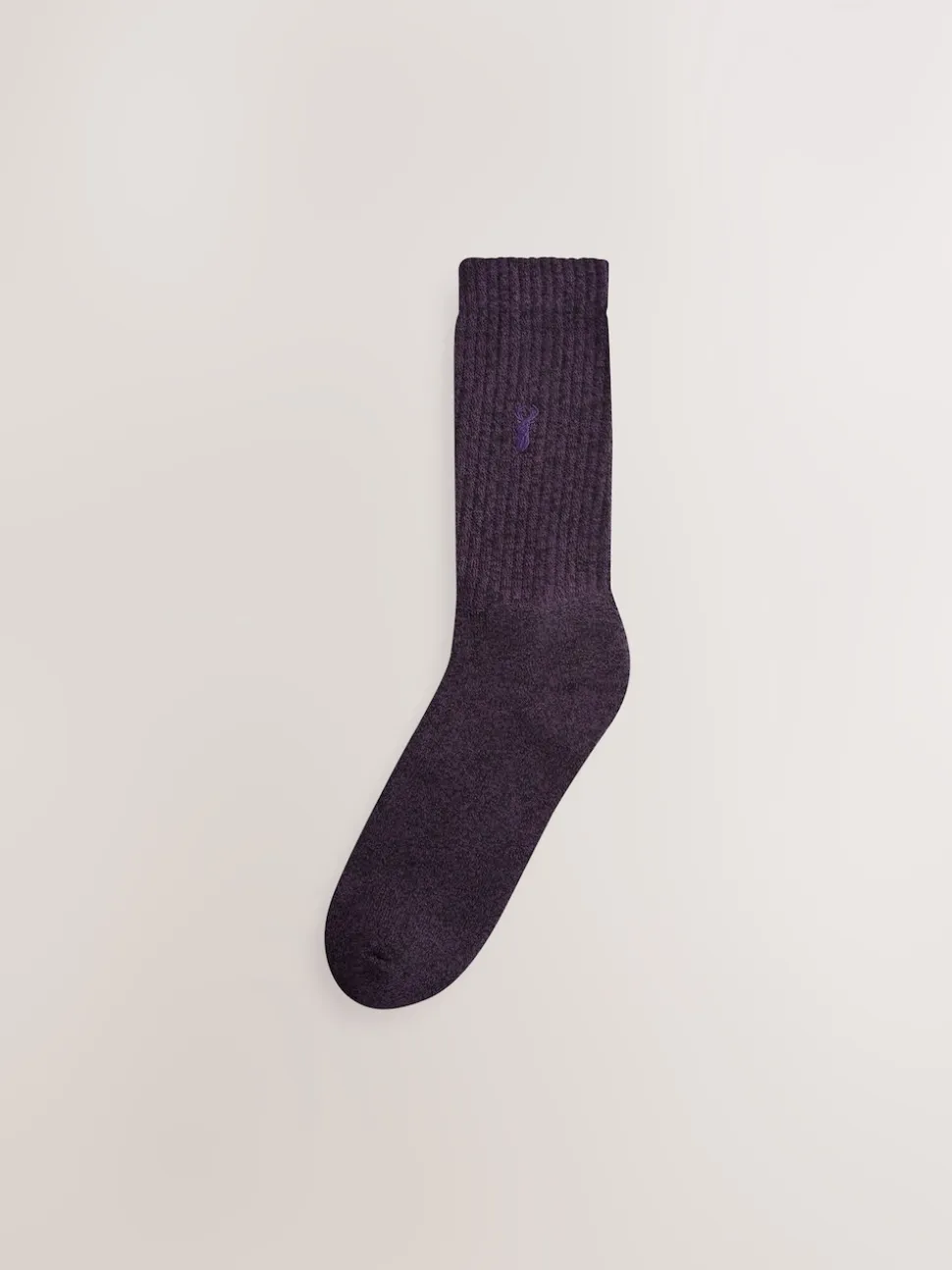 Red/Orange/Blue Stag Embroidered Heavyweight Socks 10 Pack
