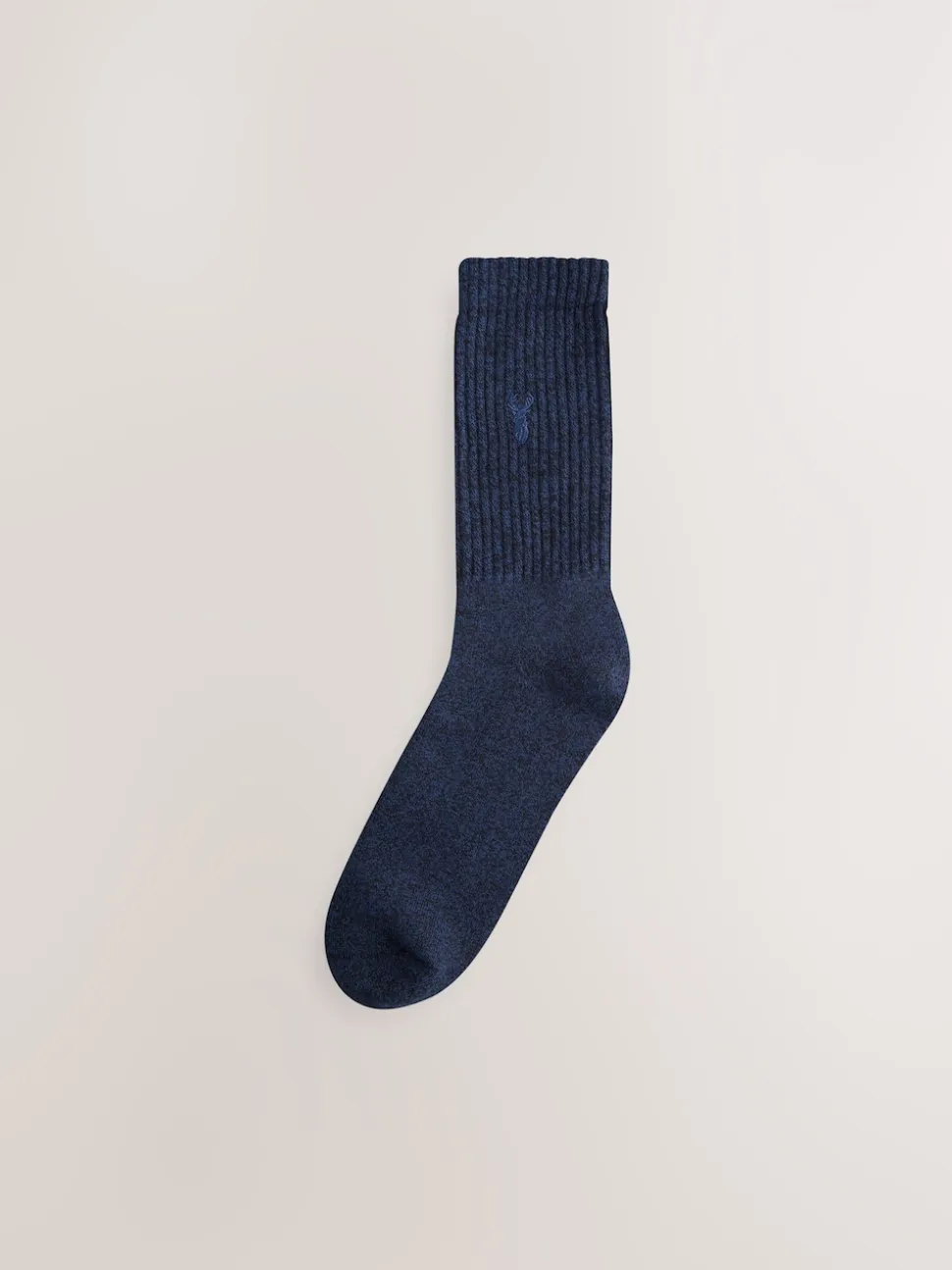Red/Orange/Blue Stag Embroidered Heavyweight Socks 10 Pack