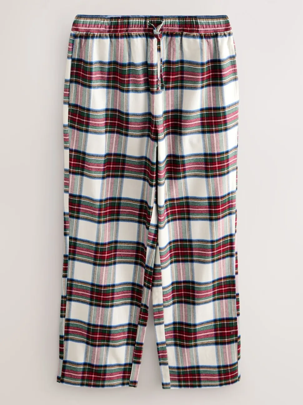 Red/White Check Matching Family Christmas Button Through Pyjamas