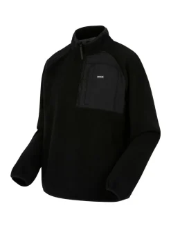 Regatta Black Frankie Borg Half Zip Fleece