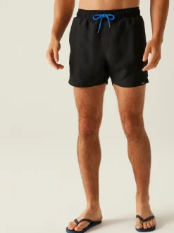 Regatta Black Mens Mawson Swim Shorts