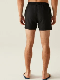 Regatta Black Mens Mawson Swim Shorts