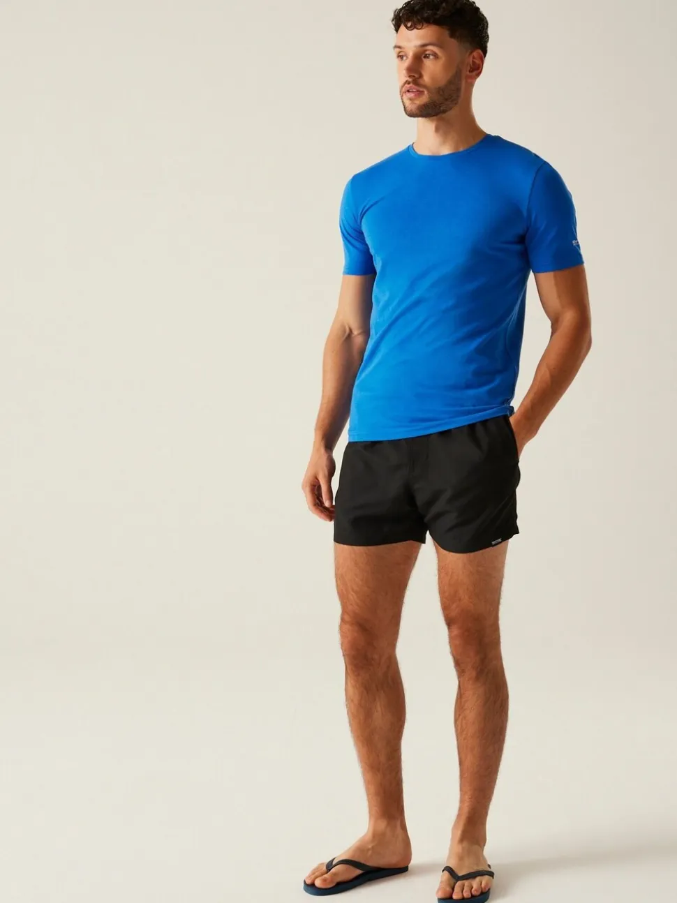 Regatta Black Mens Mawson Swim Shorts