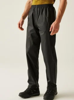 Regatta Black Pack it Waterproof Over Trousers