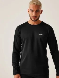 Regatta Black Thermal Base Layer Set