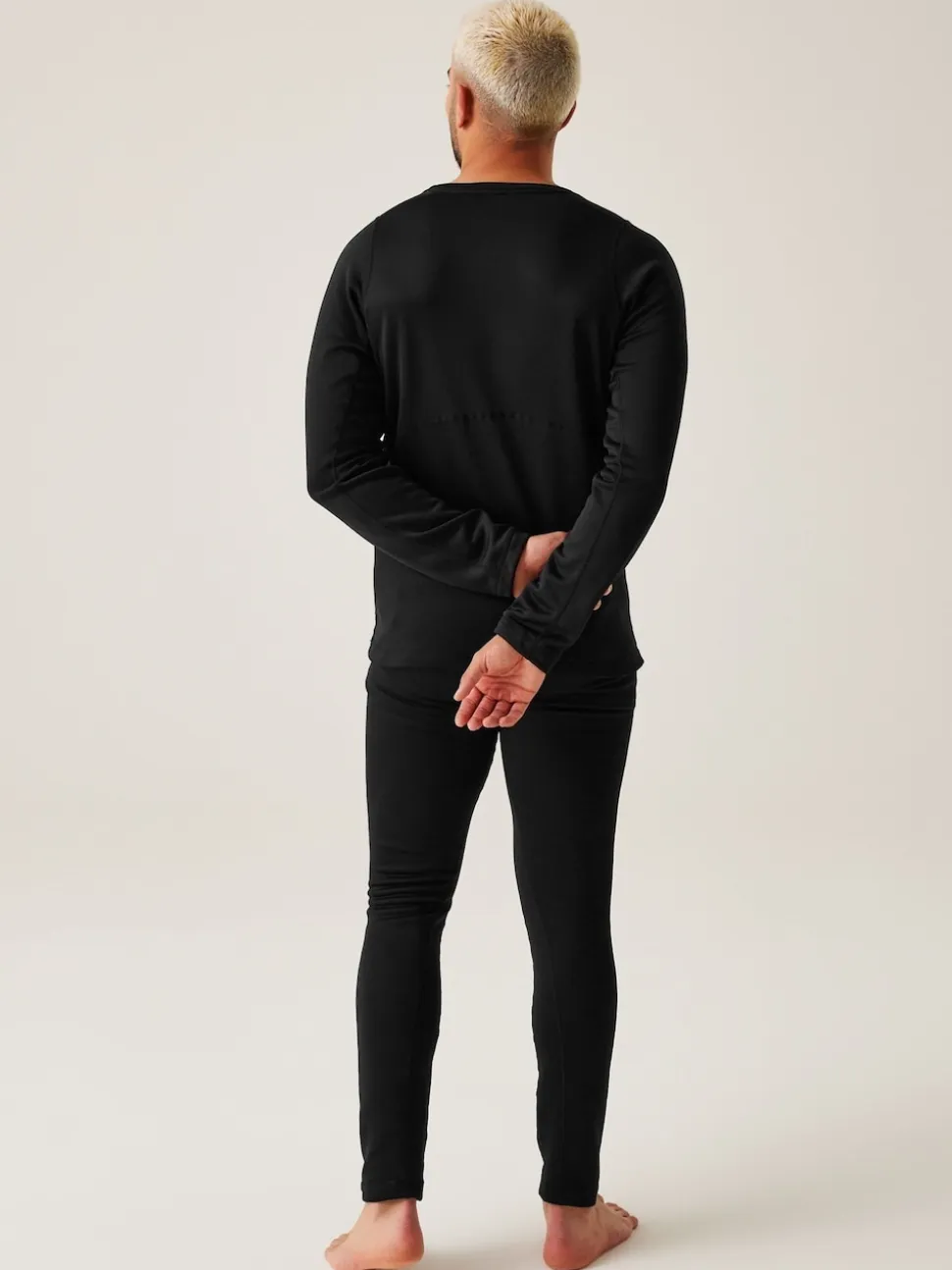 Regatta Black Thermal Base Layer Set