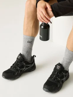 Regatta Black Vendeavour Waterproof Walking Shoes