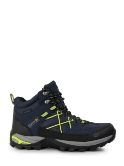 Regatta Black Yellow Mens Samaris III Walking Boots
