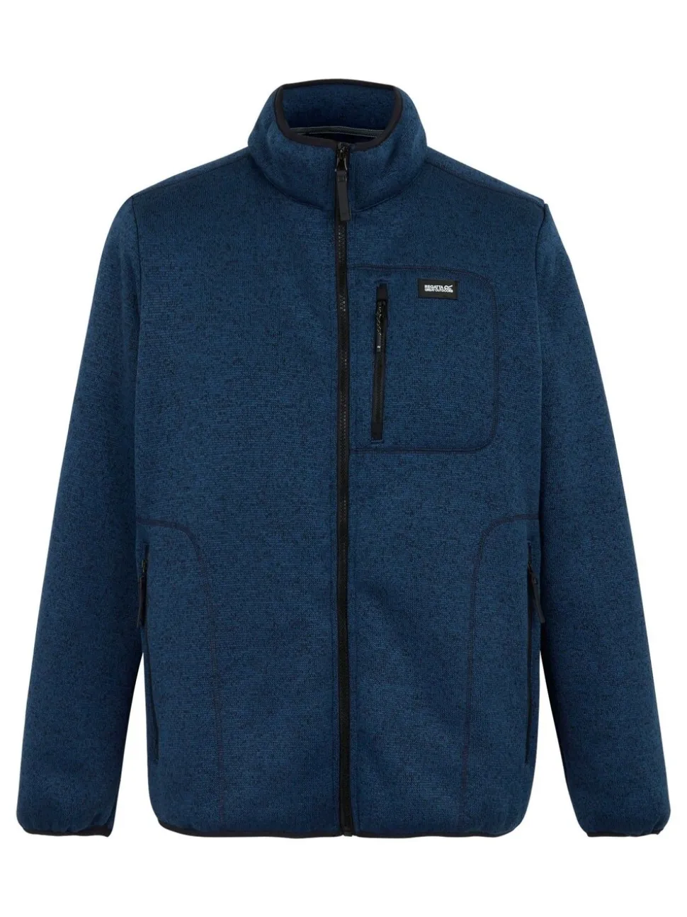 Regatta Blue Barlee Marl Knitted Teddy Fleece