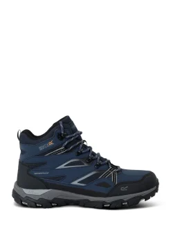 Regatta Blue Mens Holcombe III Mid Waterproof Walking Boots