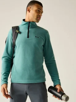 Regatta Blue Thompson Fleece Zip Neck