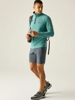 Regatta Blue Thompson Fleece Zip Neck