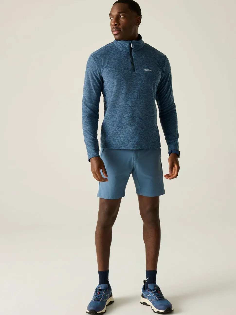 Regatta Blue Thompson Marl Fleece