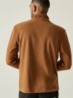 Regatta Brown Thompson Fleece Zip Neck