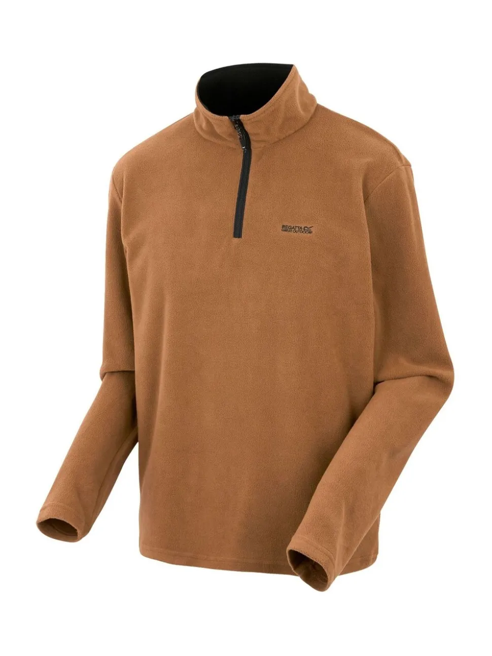 Regatta Brown Thompson Fleece Zip Neck