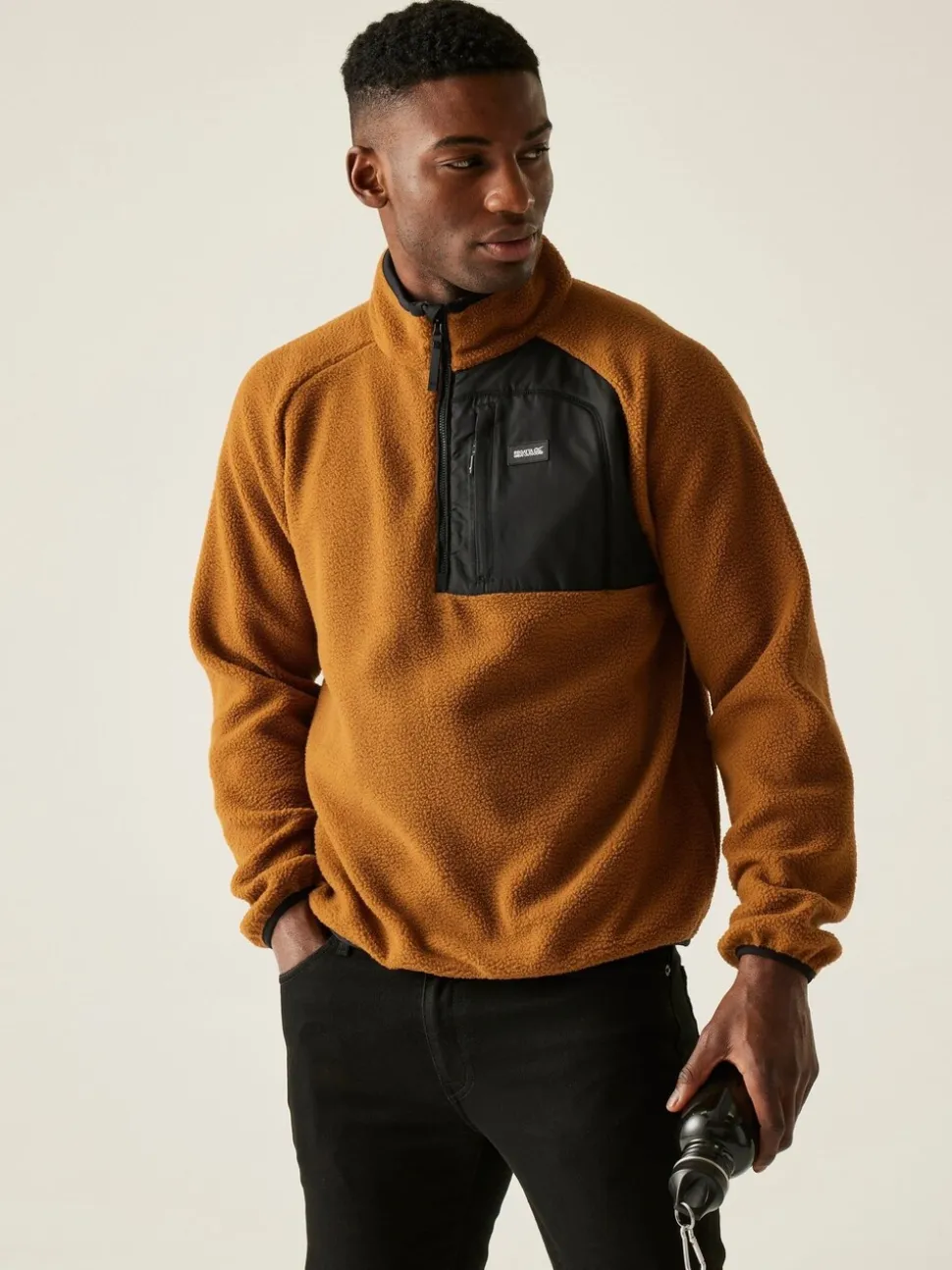 Regatta Burnt Orange Frankie Borg Half Zip Fleece