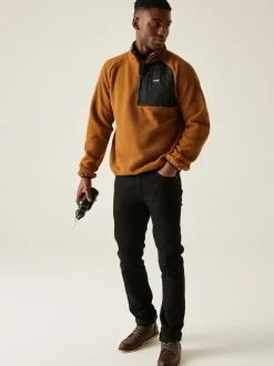 Regatta Burnt Orange Frankie Borg Half Zip Fleece