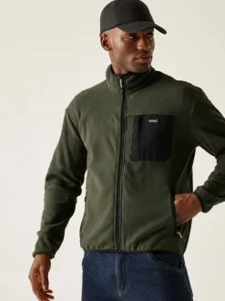 Regatta Green Ground Mens Frankie Full Zip Fleece