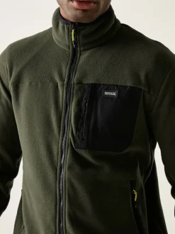 Regatta Green Ground Mens Frankie Full Zip Fleece
