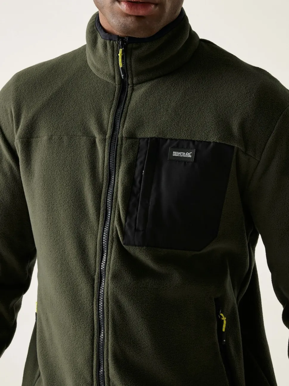 Regatta Green Ground Mens Frankie Full Zip Fleece