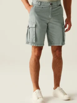 Regatta Grey Mens Shorebay Vintage Look Cargo II Shorts