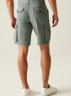 Regatta Grey Mens Shorebay Vintage Look Cargo II Shorts