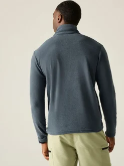 Regatta Grey Thompson Fleece Zip Neck