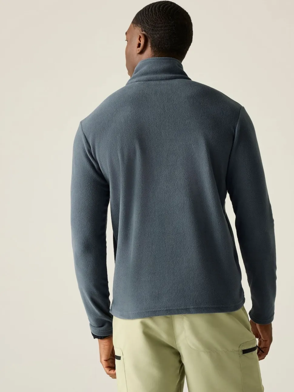 Regatta Grey Thompson Fleece Zip Neck