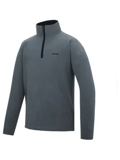 Regatta Grey Thompson Fleece Zip Neck