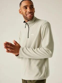 Regatta Natural Mens Thompson Lightweight Half Zip Fleece