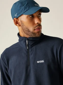 Regatta Navy Blue Mens Thompson Lightweight Half Zip Fleece