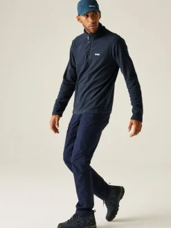 Regatta Navy Blue Mens Thompson Lightweight Half Zip Fleece