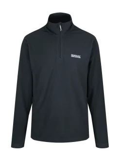 Regatta Navy Blue Mens Thompson Lightweight Half Zip Fleece