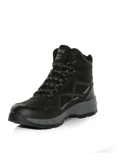 Regatta Off Black Mens Vendeavour Waterproof Hiking Boots