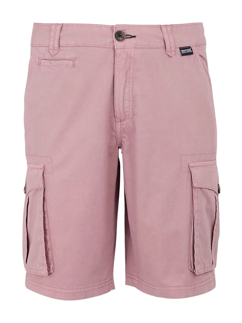 Regatta Pink Mens Shorebay Vintage Look Cargo II Shorts