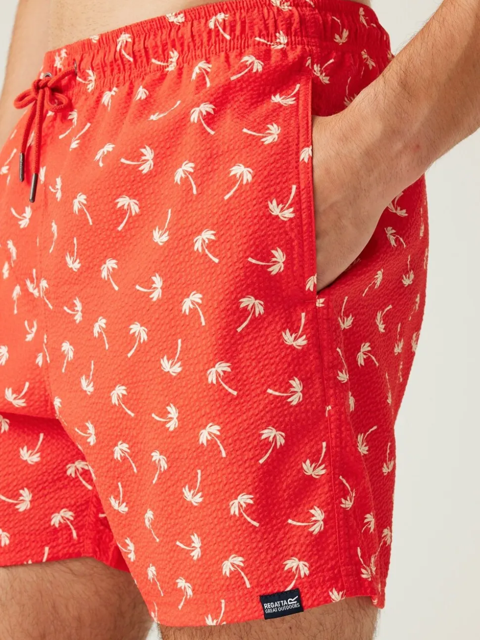 Regatta Red Mens Loras Swim Shorts