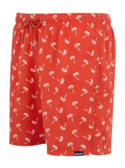 Regatta Red Mens Loras Swim Shorts