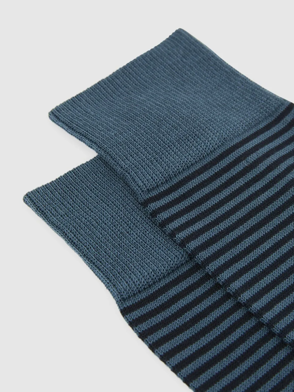 Reiss Airforce Blue/ Navy Mario Stripe Striped Socks