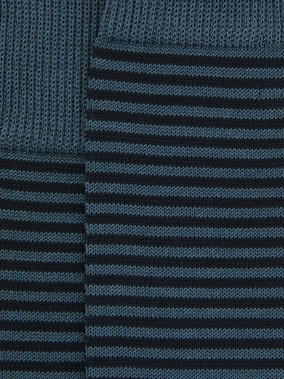 Reiss Airforce Blue/ Navy Mario Stripe Striped Socks