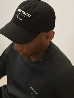 Reiss Black Adagio Reiss | Royal Ballet Logo Cap Unisex Fit