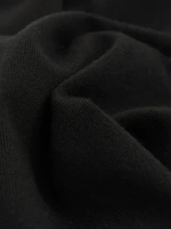Reiss Black Billings Merino Wool-Blend Cuffed Joggers